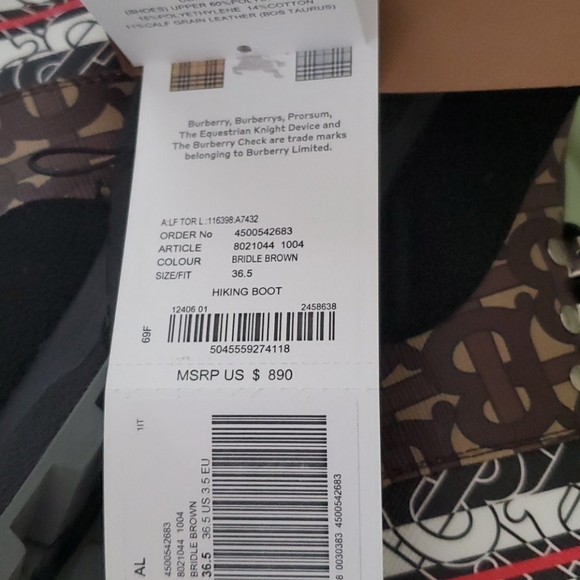 Hiking boot burberry - Picture 8 of 8